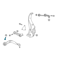 OEM 2020 Cadillac CT6 Front Lower Control Arm Bolt Diagram - 11547107