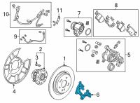 OEM Acura ANCHOR Diagram - 43220-TGZ-A01
