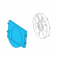 OEM Dodge Sprinter 3500 SHROUD-Fan Diagram - 68013659AA