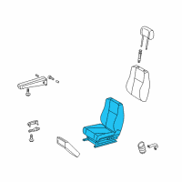 OEM Dodge Sprinter 2500 Seat Diagram - 5133015AA