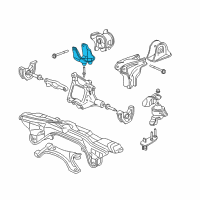 OEM 2000 Honda CR-V Bracket, Transmission Mounting Diagram - 50825-S10-010