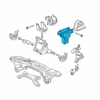 OEM 2000 Honda CR-V Bracket, RR. Engine Mounting Diagram - 50827-S10-000