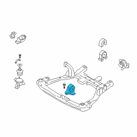 OEM 2008 Hyundai Sonata Bracket Assembly-Roll Stopper, Front Diagram - 21910-3L900