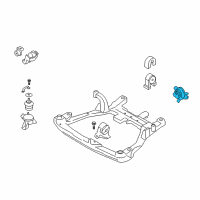 OEM Hyundai Transaxle Mounting Bracket Assembly Diagram - 21830-3K800