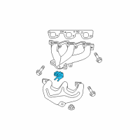 OEM Jeep Wrangler Nut Diagram - 6508305AA