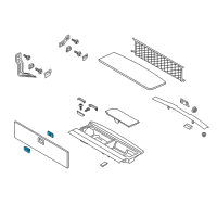 OEM 2021 Lincoln Navigator Handle Diagram - JL1Z-78454A16-AH