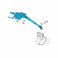 OEM 2009 Acura RDX Column Assembly, Steering (Lh) Diagram - 53200-STK-A04