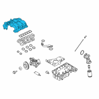 OEM 2008 Lincoln MKZ Intake Manifold Diagram - 7T4Z-9424-E