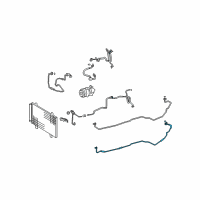 OEM Lexus LS460 Tube Diagram - 88716-50620