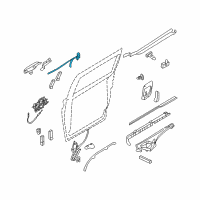 OEM Hyundai Entourage Latch Assembly-Rear Door, LH Diagram - 81410-4D000