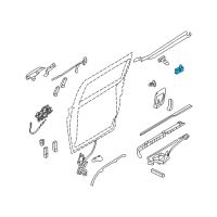 OEM 2008 Hyundai Entourage Roller Arm Assembly-Rear Door Center, RH Diagram - 83940-4D000