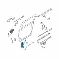 OEM 2007 Kia Sedona Roller Arm Assembly-Rear D Diagram - 839504D002