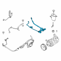 OEM 2014 BMW 640i xDrive Gran Coupe Dynamic Drive Return Pipe Diagram - 32-41-6-793-551