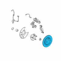 OEM Ford Fusion Rotor Diagram - 9E5Z-2C026-B