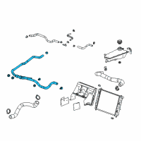 OEM Cadillac XLR Outlet Hose Diagram - 10304982