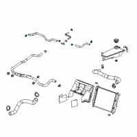 OEM Cadillac XLR Inlet Hose Clamp Diagram - 10339093