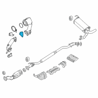 OEM 2015 Nissan Juke Gasket-Convertor Diagram - 20813-BV80A