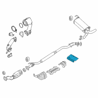 OEM 2011 Nissan Juke INSULATOR-Heat Trunk Floor Diagram - 74772-1KD0A