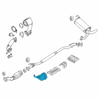 OEM 2011 Nissan Juke INSULATOR Heat Front Floor Diagram - 74751-1KD0A