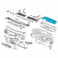 OEM 2017 Chevrolet Volt Insulator Diagram - 23101813