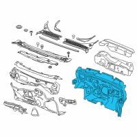 OEM 2017 Chevrolet Volt Insulator Diagram - 84176443