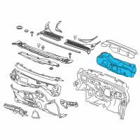 OEM Chevrolet Volt Insulator Diagram - 23375548