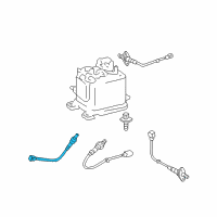 OEM 2001 Toyota Tundra Front Oxygen Sensor Diagram - 89465-34140