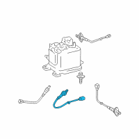 OEM Toyota Sequoia Front Oxygen Sensor Diagram - 89467-0C010