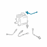 OEM 2001 Toyota Tundra Rear Oxygen Sensor Diagram - 89465-09170