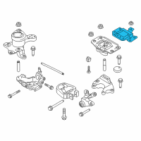 OEM 2020 Ford Fusion Reinforce Plate Diagram - DG9Z-6K034-A