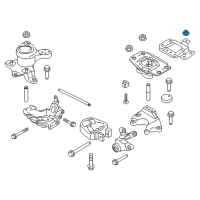 OEM 2013 Ford Fusion Knuckle Nut Diagram - -W520415-S442