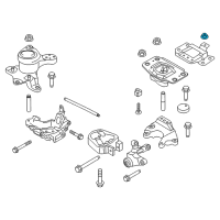 OEM 2020 Ford Police Responder Hybrid Knuckle Nut Diagram - -W520415-S442