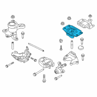 OEM Ford Fusion Upper Mount Diagram - GG9Z-6068-B