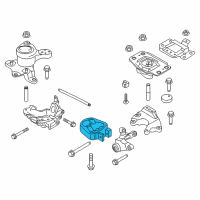 OEM Ford Fusion Torque Strut Diagram - DS7Z-6068-A