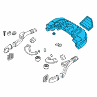 OEM 2019 BMW 540i Intake Silencer Diagram - 13-71-8-622-618