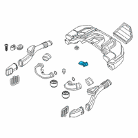 OEM BMW 430i Mass Air Flow Sensor Diagram - 13-62-8-605-565