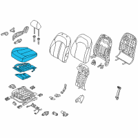 OEM 2017 Kia Optima Cushion Assembly-Front Seat Diagram - 88200A8850HE4