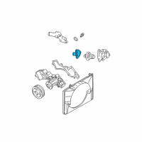 OEM 1989 Nissan D21 Water Inlet Diagram - 13049-42L00