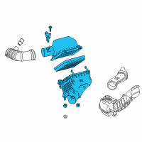 OEM 2017 Lexus NX200t Cleaner Assy, Air W/Element Diagram - 17700-36350