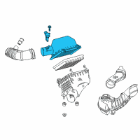 OEM Lexus NX200t Cap Sub-Assy, Air Cleaner Diagram - 17705-36130