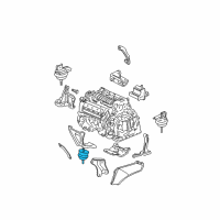 OEM 2005 Pontiac Bonneville Lower Mount Diagram - 25759455