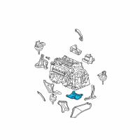 OEM 1996 Cadillac Seville Brace-Transaxle Diagram - 1647423