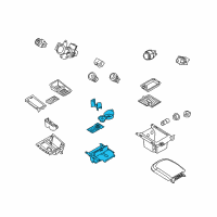 OEM 2019 Ford Taurus Cup Holder Diagram - AG1Z-5413562-CB