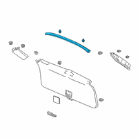 OEM 2020 Honda Passport GARN ASSY. *NH900L* Diagram - 84443-TGS-A01ZA