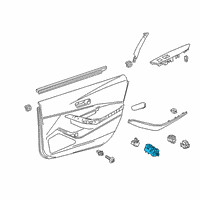 OEM 2021 Toyota RAV4 Prime Window Switch Diagram - 84040-0R050