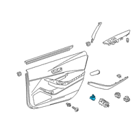 OEM 2021 Toyota Corolla Mirror Switch Diagram - 84872-02300