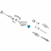 OEM 2012 Chevrolet Silverado 1500 Front Drive Axle Inner Shaft Diagram - 22761727