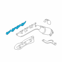 OEM Hyundai Genesis Gasket-Exhaust Manifold Diagram - 28521-3F000