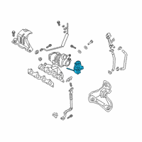 OEM 2021 Kia Seltos Solenoid Waste Gate Control Valve Diagram - 394002B280