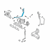 OEM 2020 Hyundai Kona Pipe Assembly-Oil Feed Diagram - 28240-2B750